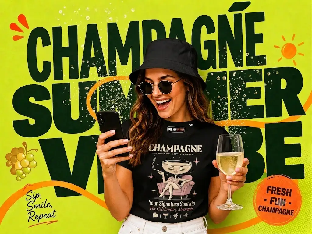 OH MY WINE — t-shirts et accessoires sur le thème du vin