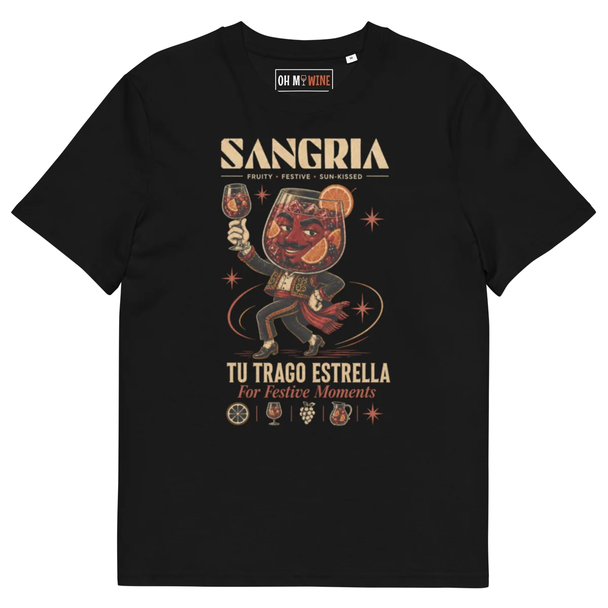 T-shirt noir Sangria — Viva Espana